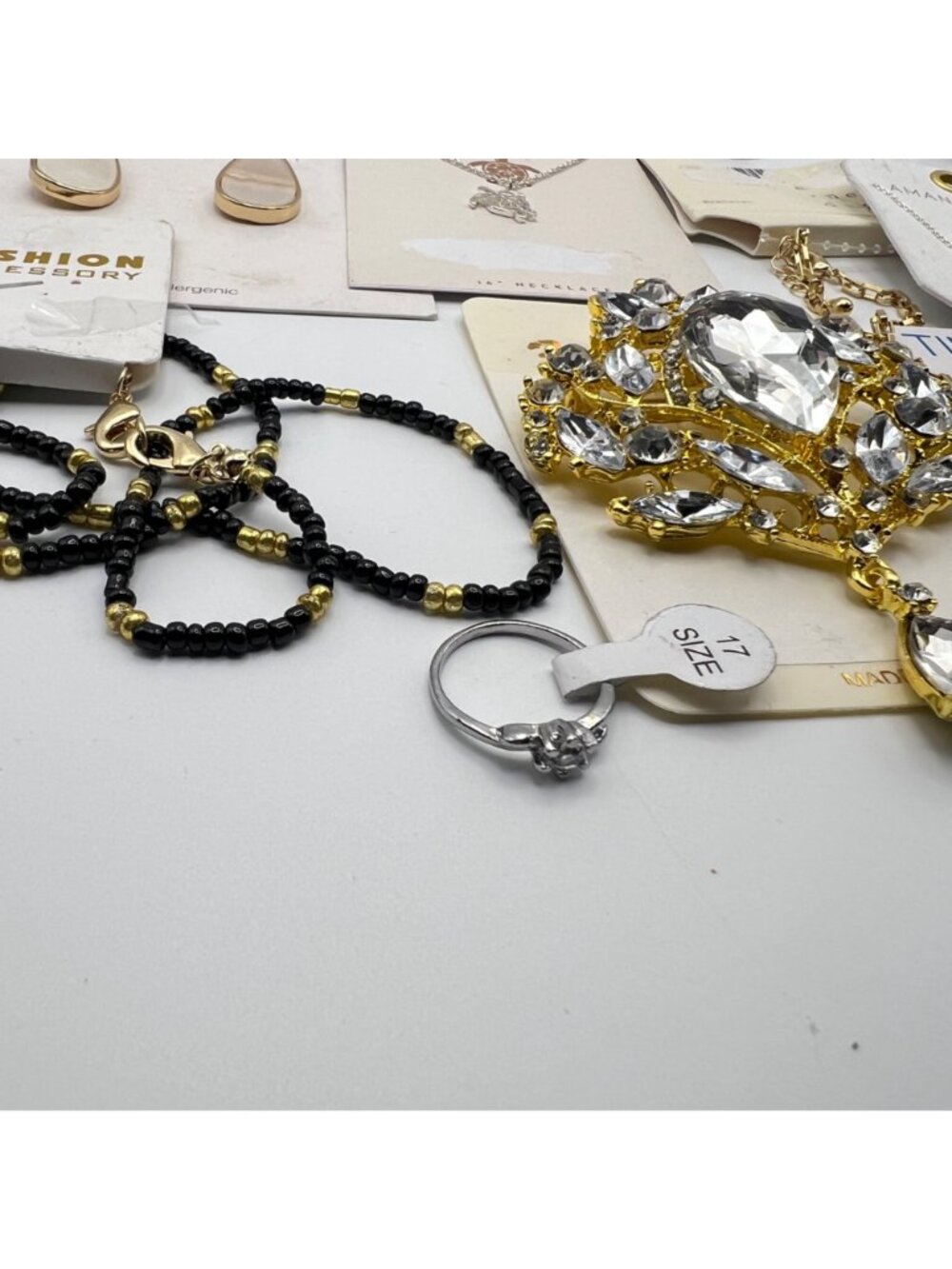 NWT Mixed Jewelry Lot Earrings Necklaces Bracelet Ring Sugarfix Lauren Conrad - Picture 8 of 16